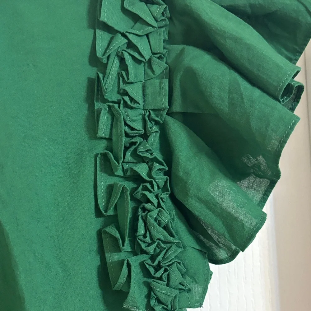 Sugarlips Emerald Pleated Dress - Picture 4 of 10